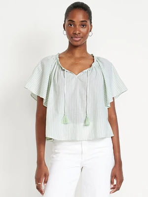 Tassel-Tie Top