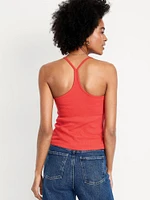 Racerback Crop Tank Top