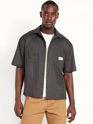 Cropped Utility Shirt