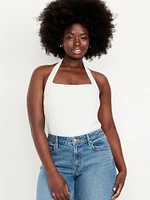 Double-Layer Halter Top