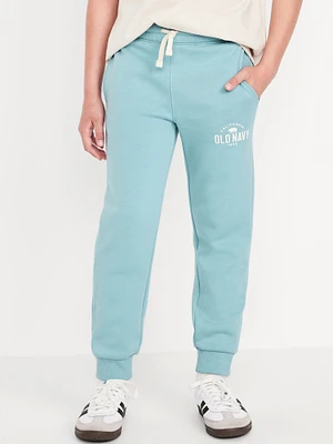 Gender-Neutral Logo-Graphic Jogger Sweatpants for Kids