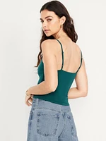 Double-Layer Cropped Cami Top