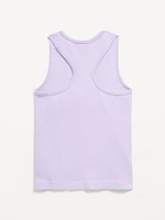 Seamless Fitted Performance Tank Top for Girls