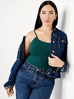Double-Layer Cropped Cami Top