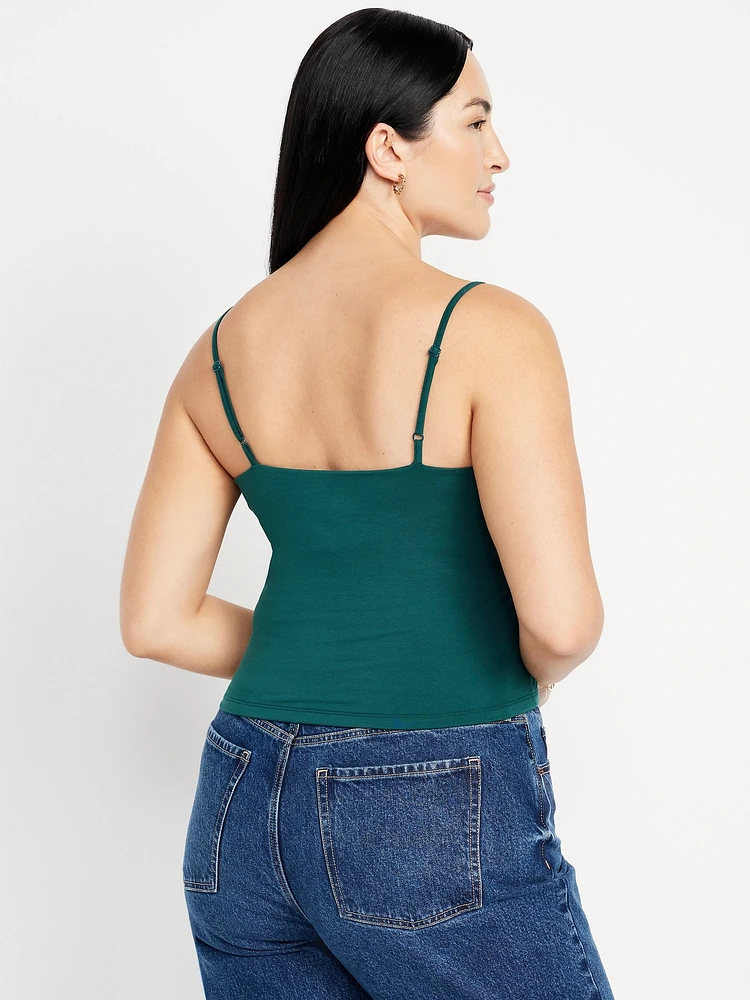 Double-Layer Cropped Cami Top
