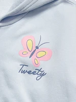 Graphic Zip-Front Hoodie for Girls