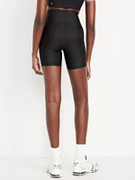 Extra High-Waisted PowerSoft Sculpt Biker Shorts -- 6-inch inseam