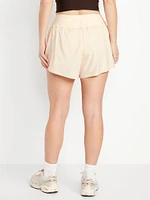 High-Waisted StretchTech 2-in-1 Shorts -- 3-inch inseam