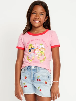 Strawberry Shortcake™ Ringer Graphic T-Shirt for Girls