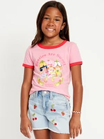 Strawberry Shortcake™ Ringer Graphic T-Shirt for Girls
