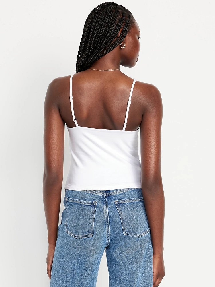 Double-Layer Cropped Cami Top