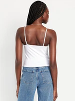Double-Layer Cropped Cami Top