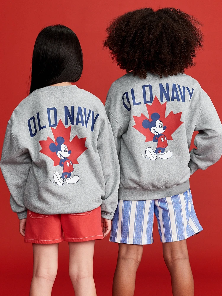 Old Navy x Disney© Mickey Mouse Gender-Neutral Flag Graphic Sweatshirt for Kids