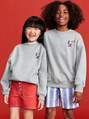 Old Navy x Disney© Mickey Mouse Gender-Neutral Flag Graphic Sweatshirt for Kids