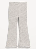 Ribbed Flare-Leg Leggings for Toddler Girls