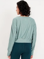 CloudMotion Boat-Neck Top