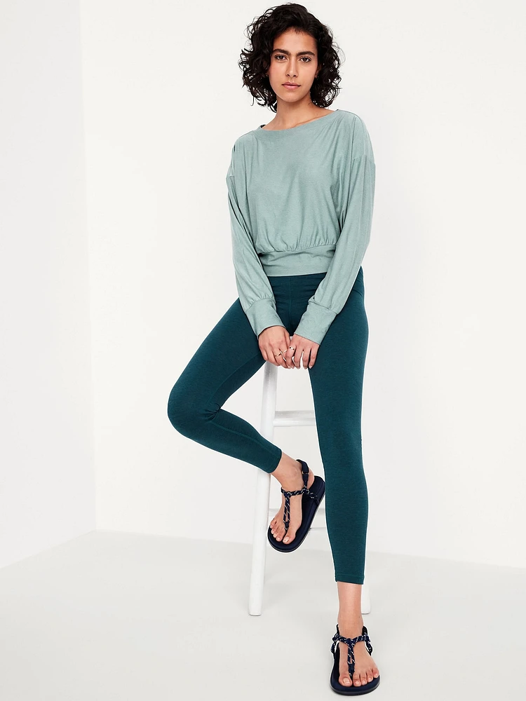 CloudMotion Boat-Neck Top