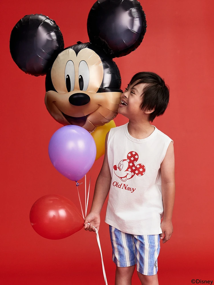 Old Navy x Disney© Mickey Mouse Flag Logo-Graphic Muscle Tank for Boys