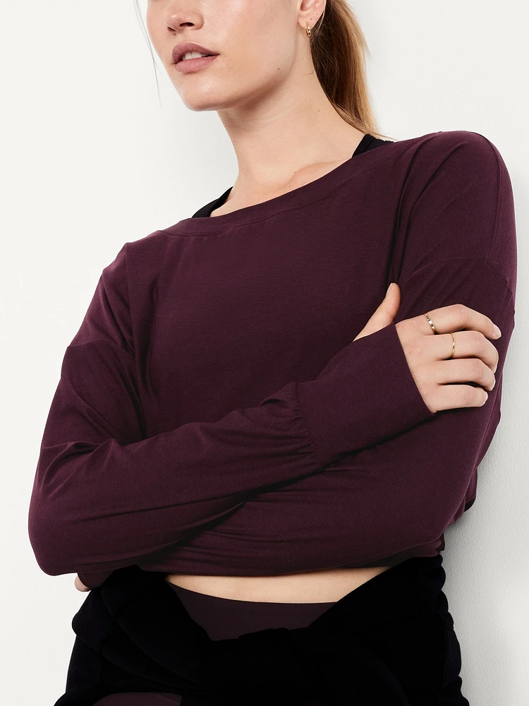CloudMotion Boat-Neck Top