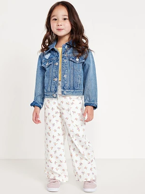 Pull-On Baggy Wide-Leg for Toddler Girls