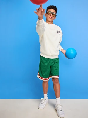 Mesh Basketball Shorts for Boys