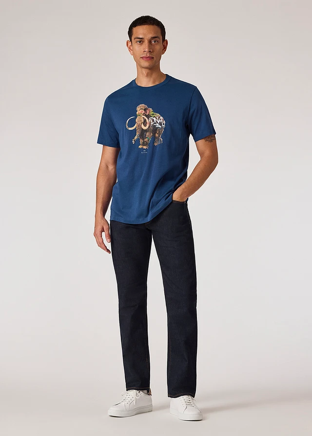 Tee-shirt Paul Smith Noir Avec Inscription Néon - Taille M Occasion Très Bon état