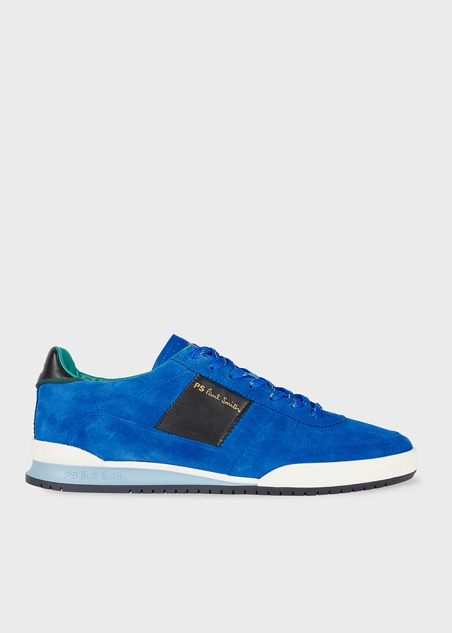 PS Paul Smith Cobalt Blue Suede 'Rye' Trainers King's Cross