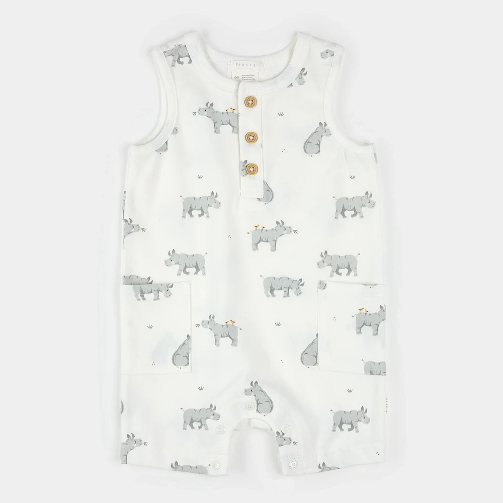 Rhino Pocket Romper