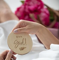 It's A Girl Milestone Disc