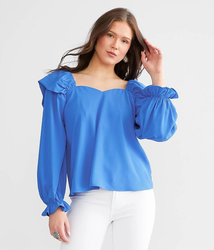 Sweetheart Ruffle Top