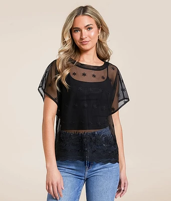 Acoa Embroidered Floral Top