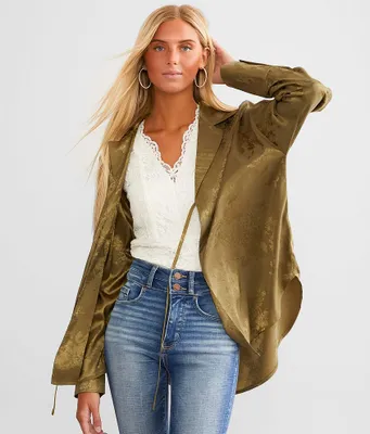 Acoa Floral Jacquard Blouse