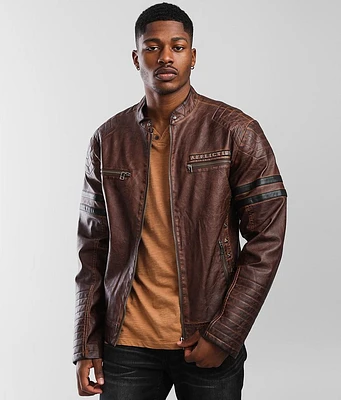 Affliction Acoustic Faux Leather Jacket