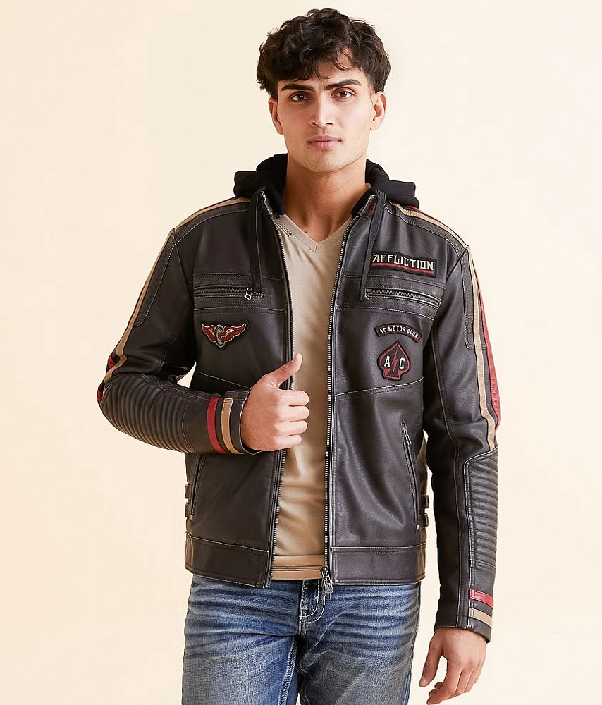 American Customs Moto Club Hooded Jacket