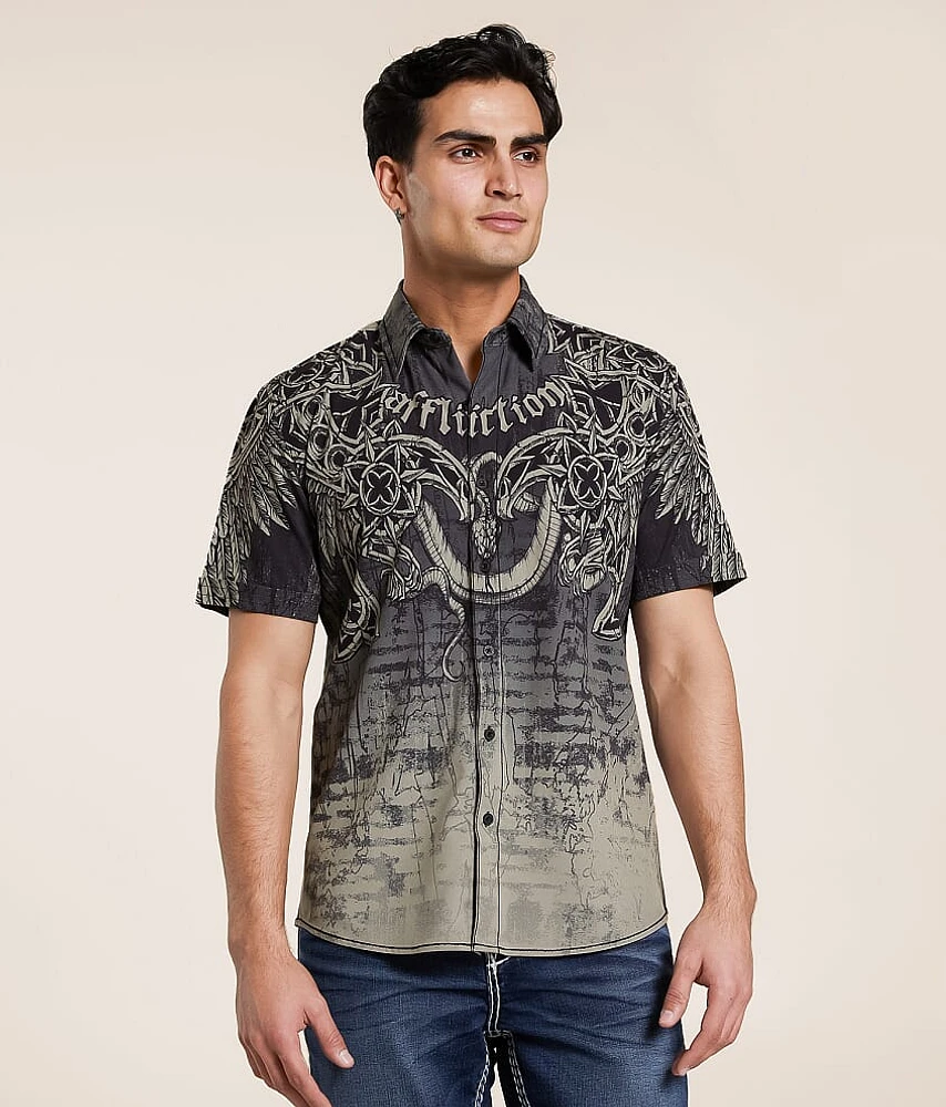 Affliction Vengeful Scream Stretch Shirt