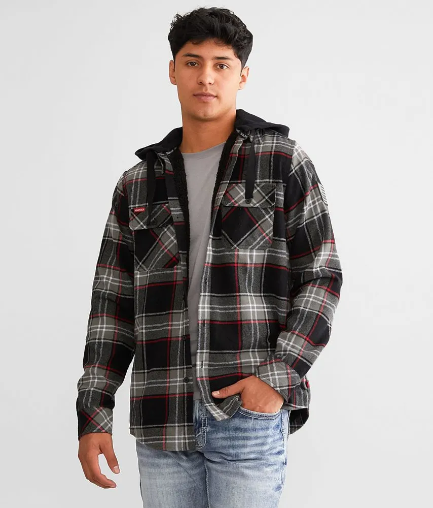 Passchendaele Hooded Flannel Shacket