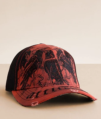 Affliction Crows Trucker Hat