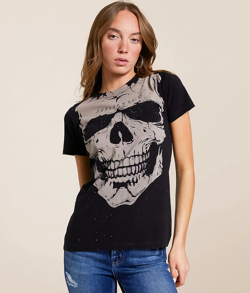 Affliction Skull Diamonds T-Shirt