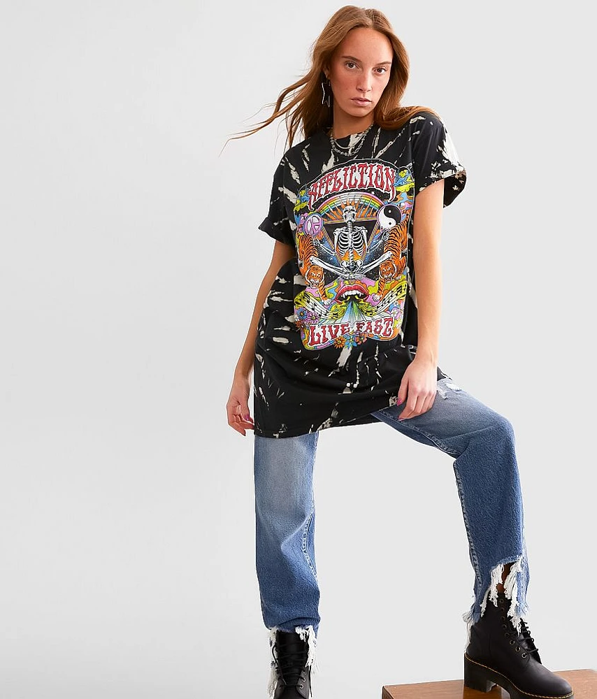 Live Fast Festival T-Shirt Dress