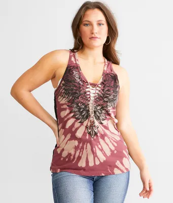 Affliction Greenwood Racerback Tank Top