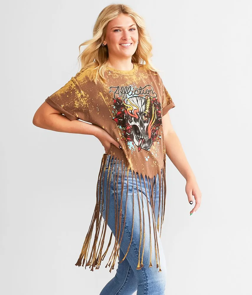 Alley Wreck Fringe T-Shirt