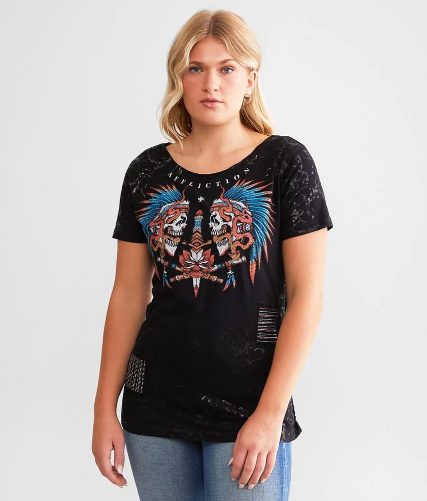 Affliction Stillwater Smoke T-Shirt