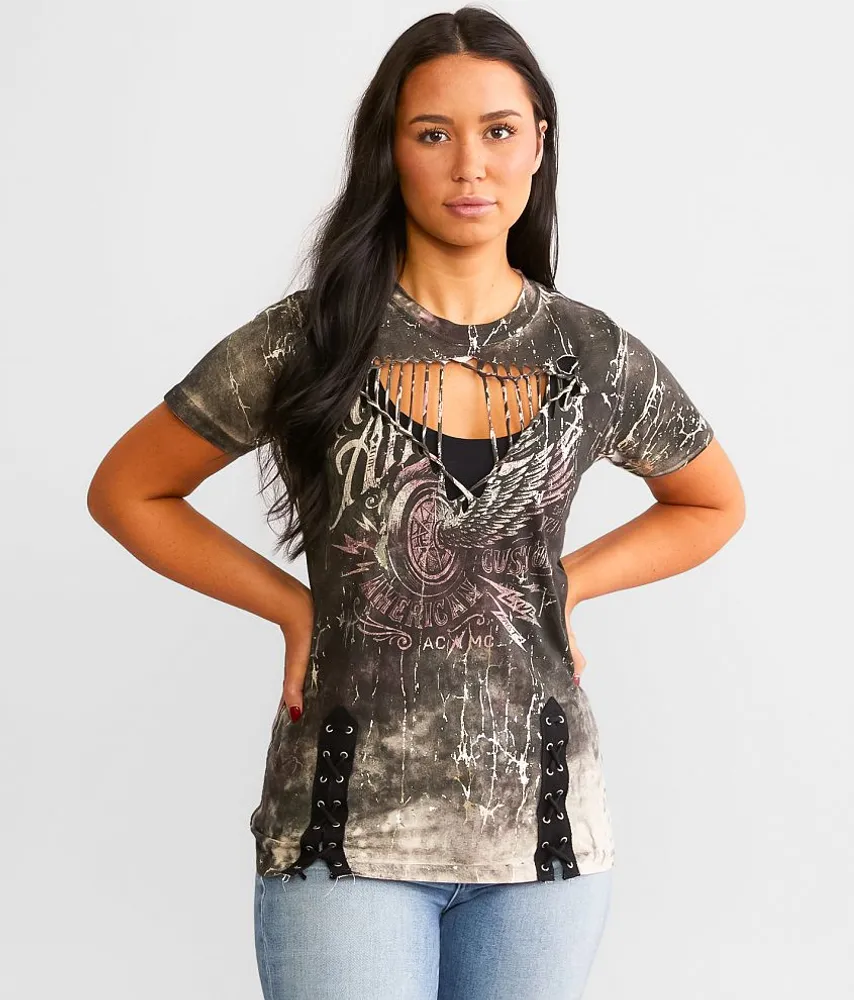American Customs Wheel Wing T-Shirt