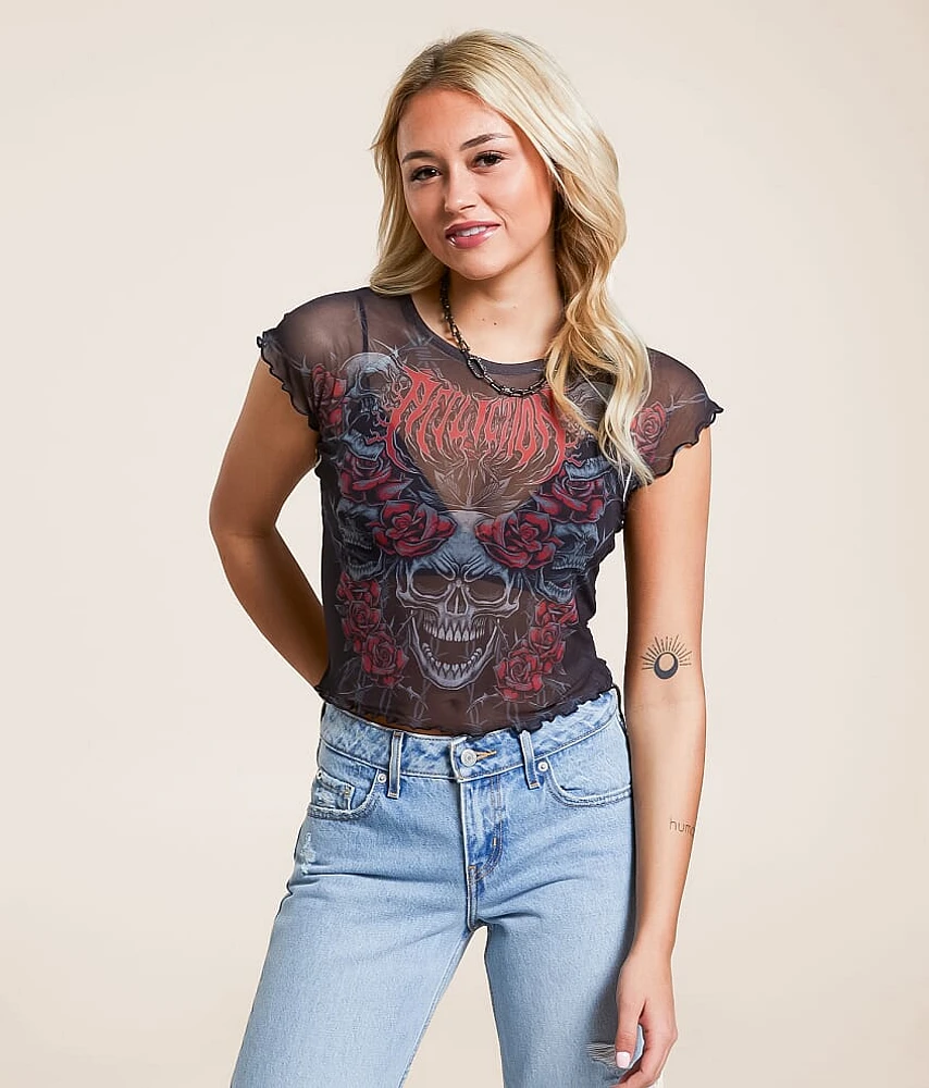 Bloodletter Mesh Baby Cropped T-Shirt