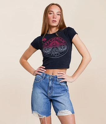 Affliction American Customs Triumph Cropped T-Shirt
