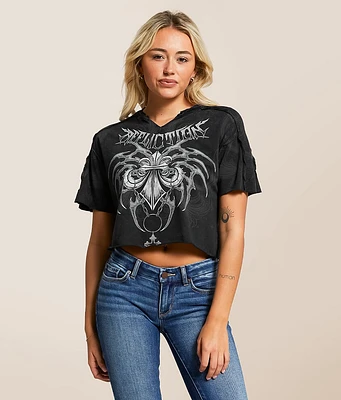 Affliction Shred Fest Cropped T-Shirt