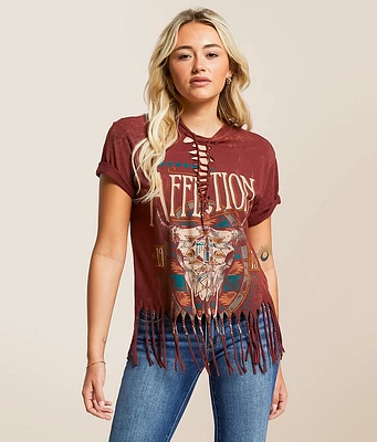 Affliction Western Original Fringe T-Shirt