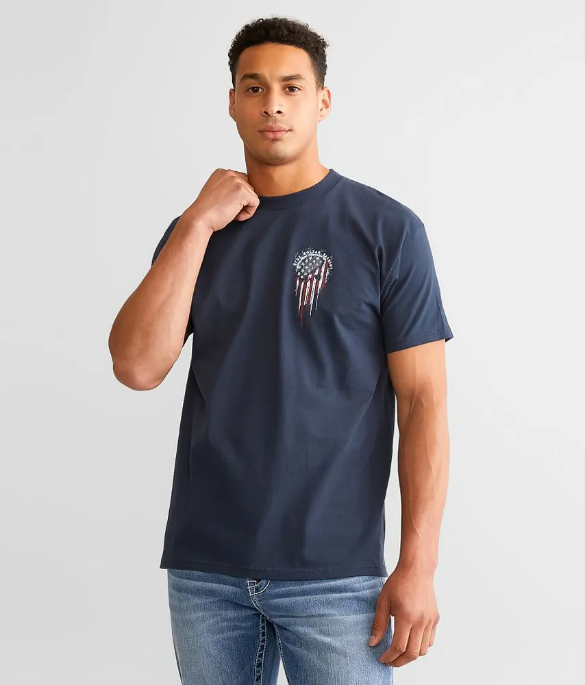 Blue Collar Skull T-Shirt