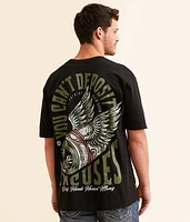 Howitzer Blue Collar No Excuses T-Shirt