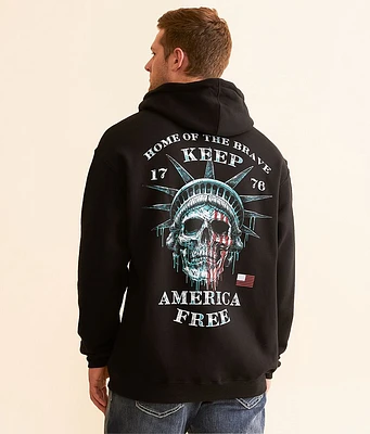 Liberty Skull Hooded Sweatshirt